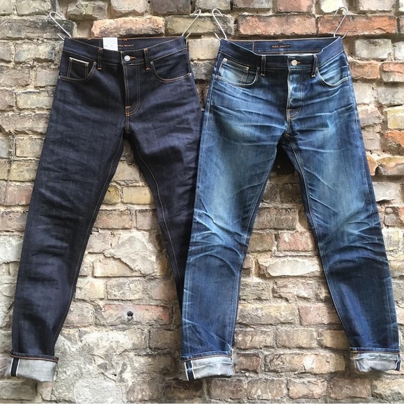 NUDIE JEANS CO. Lean Dean Dry Denim Jeans (UNWORN, BRAND NEW)  // Size 27Wx30L - Picture 9 of 9